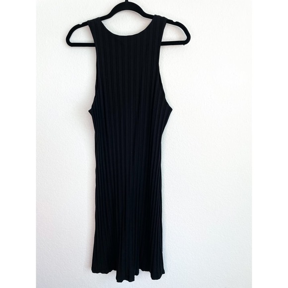 Reformation Black Mel Ribbed Dress - Picture 4 of 8